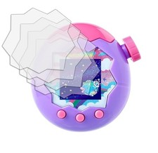 For Bandai Tamagotchi Paradise 4-Pack Screen Protectors, 0.15mm Ultra-Thin, AR