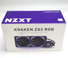 NZXT Kraken Z63 RGB WHITE 280mm AIO Liquid CPU Cooler LCD Display LGA 1700