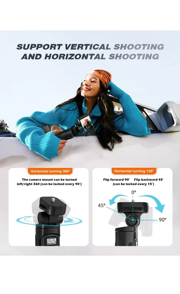 AODELAN Wireless Shooting Grip Tripod with Remote Control for SONY Cameras OLED - Image 3 of 4