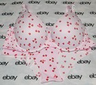 NEW Victoria's Secret Pink Everywhere Push-Up Bra Strawberry 38B & Cheeky Set L — photo 1