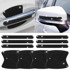 10 PCS Bling Car Door Handle Protector, Shiny Crystal Rhinestone Anti-Scratch...