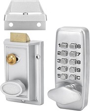 Digital Lock, Smart Door Lock, DIGITAL Garden Gate Lock Keyless Entry 2 Way Saf
