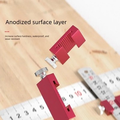 Engineer Grade Ruler Positioning Tool Featuring Durability Alloy Construction