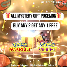   POKEMON SCARLET VIOLET MYSTERY GIFT EVENT - SCARLET VIOLET EVENT POKEMON  