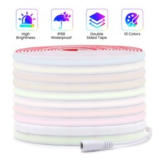 High Density Neon COB LED Strip Lights 12V/24V Flexible Waterproof IP68 Outdoor
