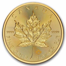 2026 Canada 1 oz Gold Maple Leaf BU 5420.66 per troy oz