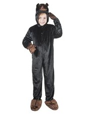 Childrens Gorilla Costume Kids Animal Fancy Dress Outfit