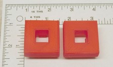 Tonka Turbo Diesel 3D Printed Red Flasher Lights 2, Replacement Toy Part TKP-187