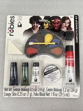 Rubies Halloween Complete Makeup Kit Fake Vampire Blood , Creepy Skin New