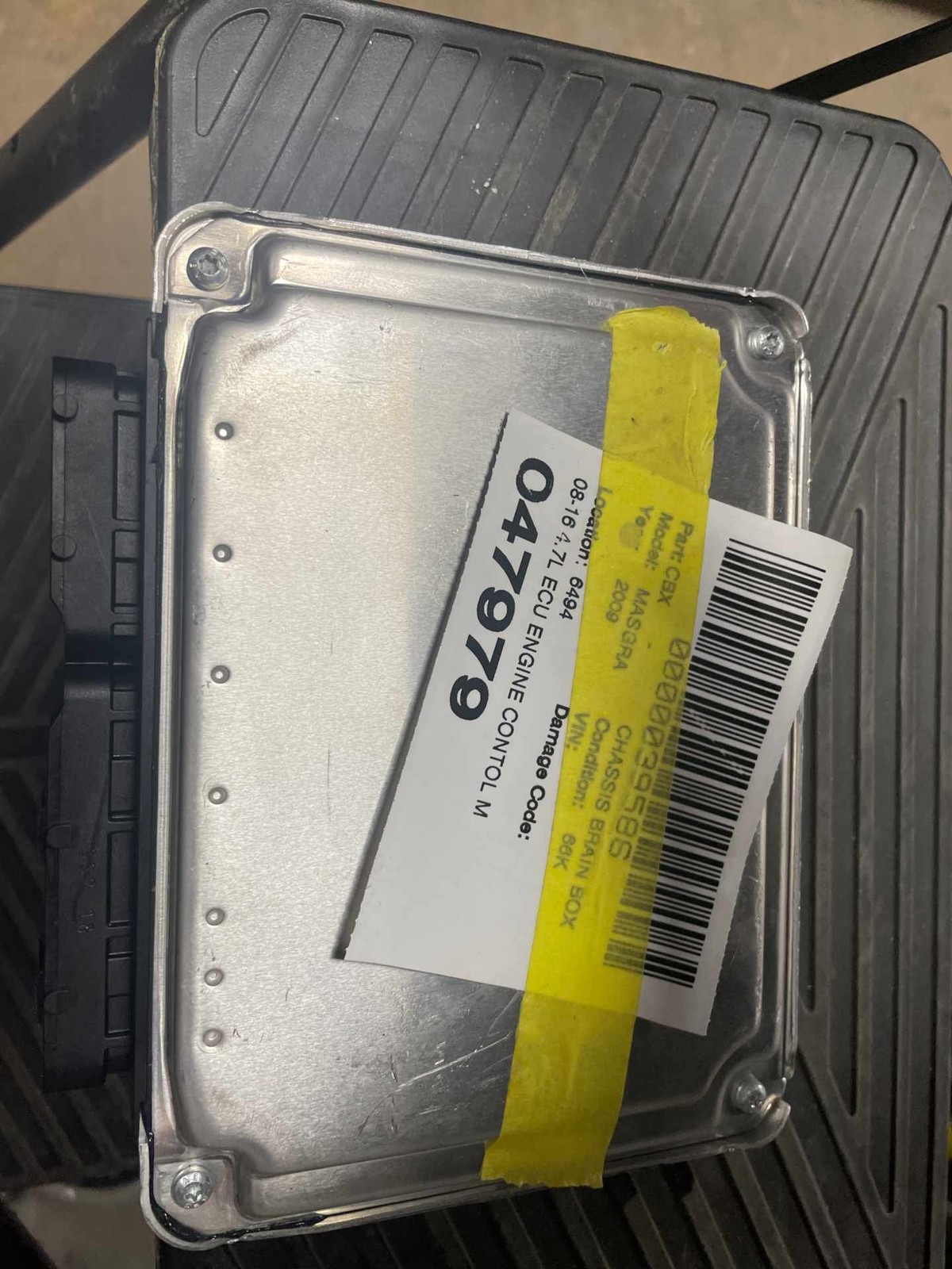 2008-2016 MASERATI GRANTURISMO 4.7L ECU ENGINE CONTOL MODULE 0261208592