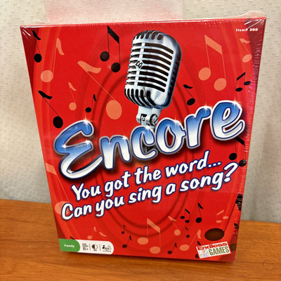 Encore Board Game Endless Games Singing Music Party Lyrics Trivia - New Sealed