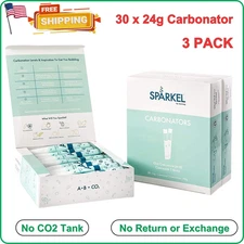 Carbonator 90-Pack 3 x Carbonator 30-Packs - For Beverage System Sparkling Water