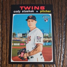 2020 Topps Heritage High Number - Cody Stashak #654 (RC)