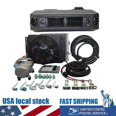 12V Cool&Heat Electric Universal Underdash Air Conditioner DC Auto Car A/C Kits