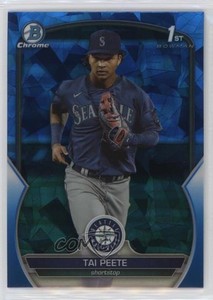 2023 Bowman Chrome Draft Sapphire Edition Tai Peete #BDC-28
