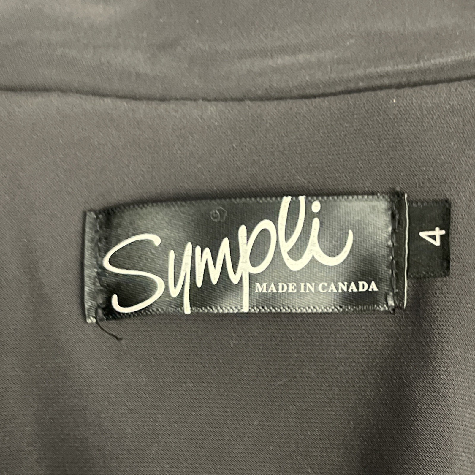 Sympli Button Front Tunic Jacket Black Womens Siz… - image 4