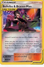 Bellelba & Brycen-Man 186/236 - REVERSE HOLO - SM - Cosmic Eclipse - NM