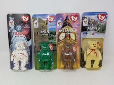 McDonald's TY Beanie Babies - International Bears 1999 - Complete Set of 4