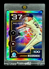 Jacob Misiorowski RARE ROOKIE REFRACTOR INVES...