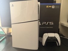 Sony PlayStation 5 Slim Digital Edition 1TB Console with Controller/Cables PS5