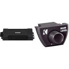 Kicker 48PXA10005 Weatherproof Powersport Amplifier - 4x100-Watt 4-Channel Fu...