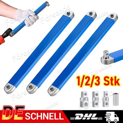 1-3X Offset Extension Verlängerungs schlüssel Set Verlängerung mit 4 Adapter DE