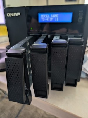 QNAP TS-419P II 4-BAY TURBO NAS NETWORK STORAGE SOHO RAID SERVER, No HD's