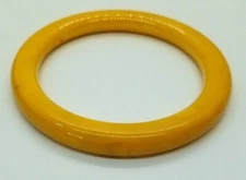Vintage Bakelite Bangle Bracelet Butterscotch Simichrome Tested