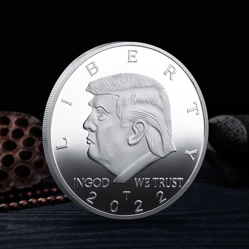 Challenge 2022 President Donald Trump Coin Commemorative US LIBERTY EAGLE Silver