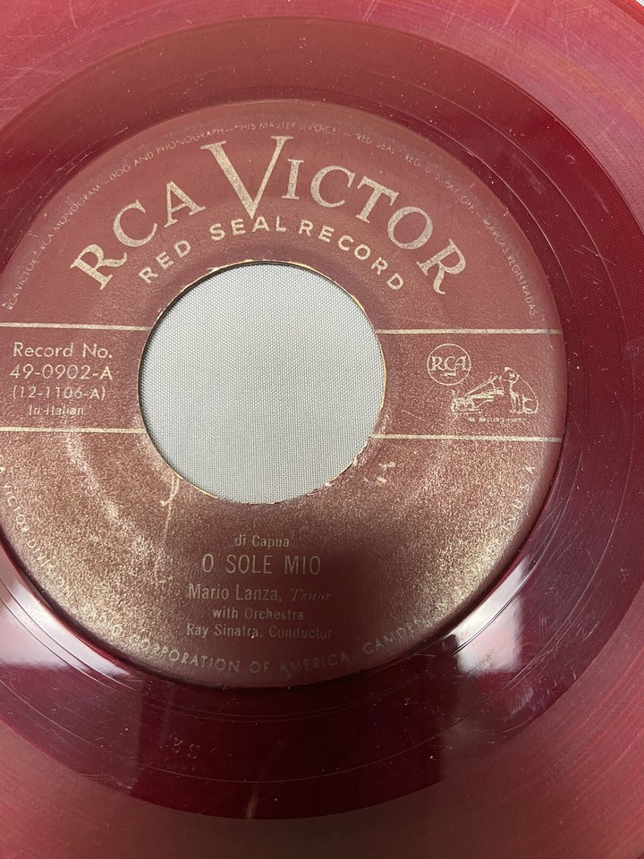 Vintage 45 RPM Vinyl Record Collection Lot Of 14 7 Red Vinyl Variety