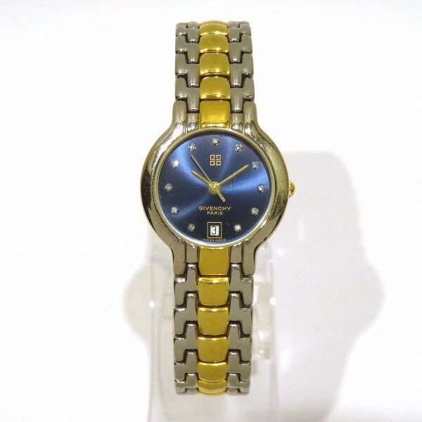 Givenchy DEPOSE 7.182.0.0.80 Quartz Watch Ladies Silver x gold x