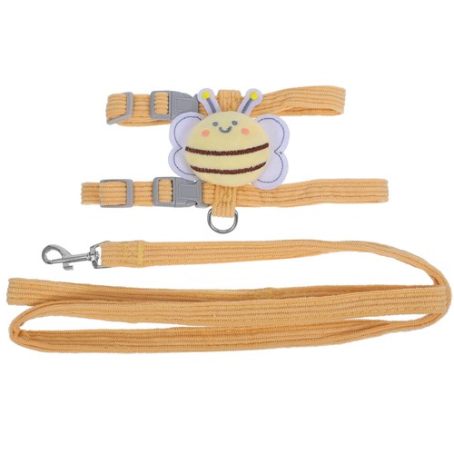 1 Set of Cat Harness Decorative Puppy Harness Dog Walking Harness Traction Rope