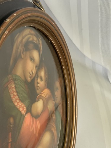 Antique Madonna della Seggiola ~Raphael Palazzo Pitti Collection Numbered Frame - Picture 6 of 12