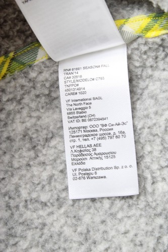 The North Face Sweatshirt Damen M Reißverschluss Muster Grau - Bild 9 von 9