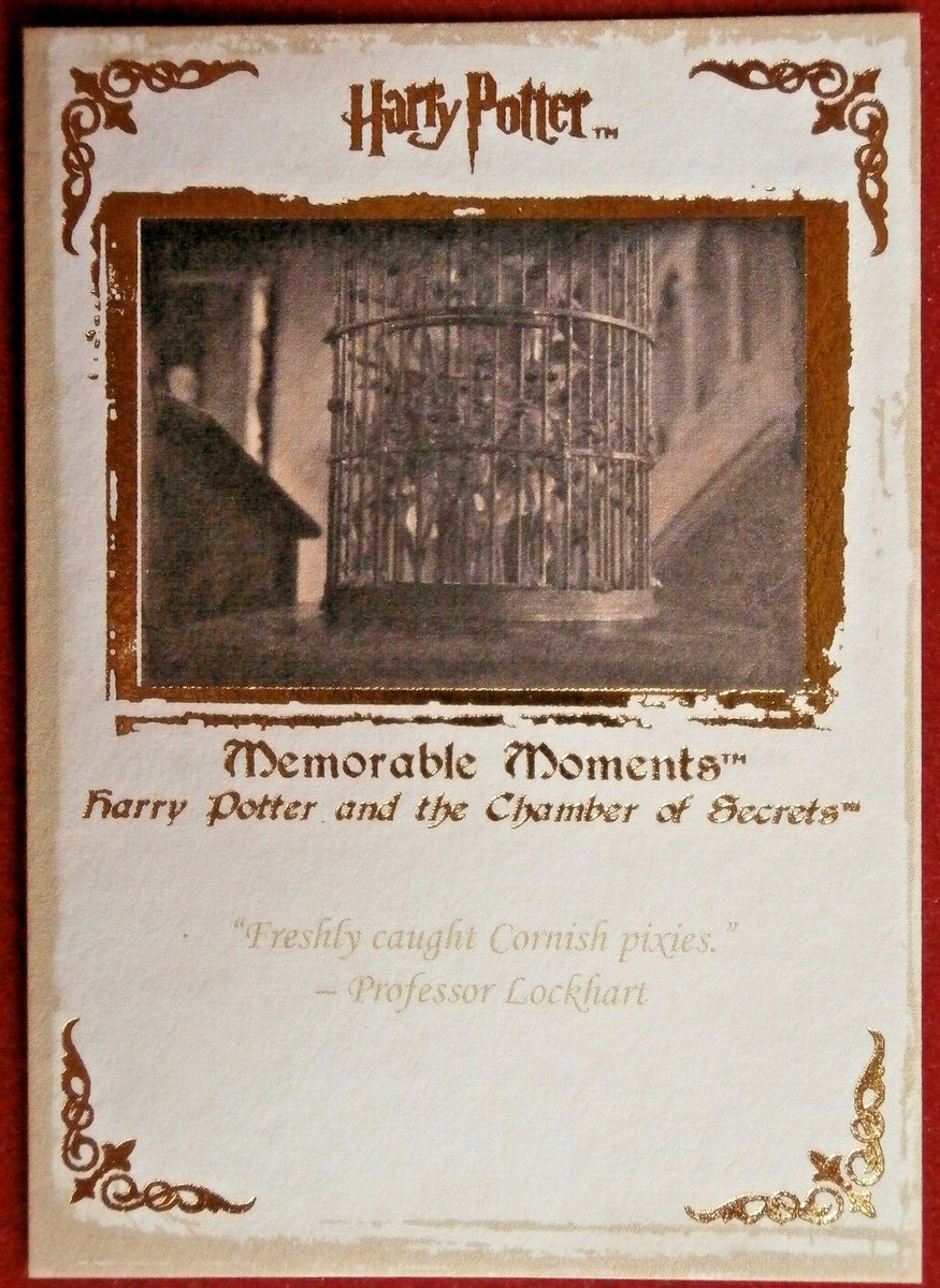 HARRY POTTER MEMORABLE MOMENTS #1 Card #28 FRESHLY CAUGHT