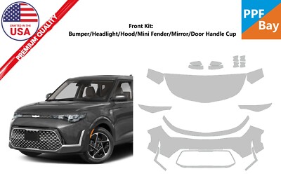 For KIA Soul EX/LX/S 2023-2025 Front Paint Protection Film PreCut PPF