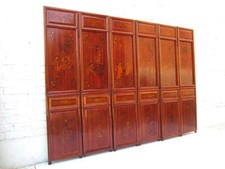6 Panel Asia Raumteiler antik Geschenk 200x146x5.Luxury Park