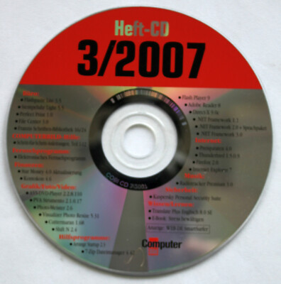 Für Sammler: Computer Bild Heft-CD 3/2007
