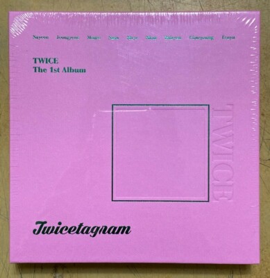 TWICE Twicetagram 1ST ALBUM CD+BOOKLET+COVER STICKER+PHOTOCARD+