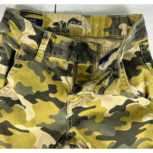 Vigoss The Austin Stretch Camo Ankle Skinny Pants Girls 7 Green Adjustable Waist - Picture 2 of 9