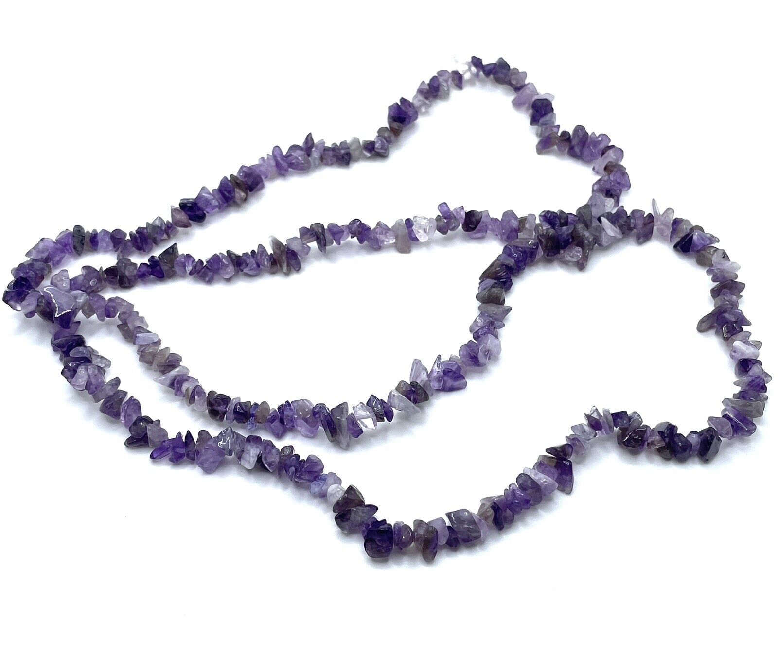 Amethyst Chip Health Good Energy Necklace Healing… - image 3