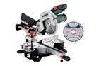 Metabo Kappsäge KS 216 M Set 2x Hartmetall-Sägeblatt für präzise Schnitte
