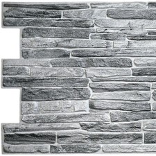 Dark Grey Slate 3D Wall Panels, in Various Packs