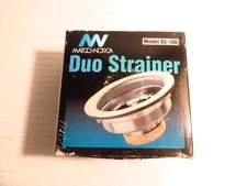 Matco-Norca Duo Sink Strainer Model SS-100, Fits 3.5" to 4" Openings