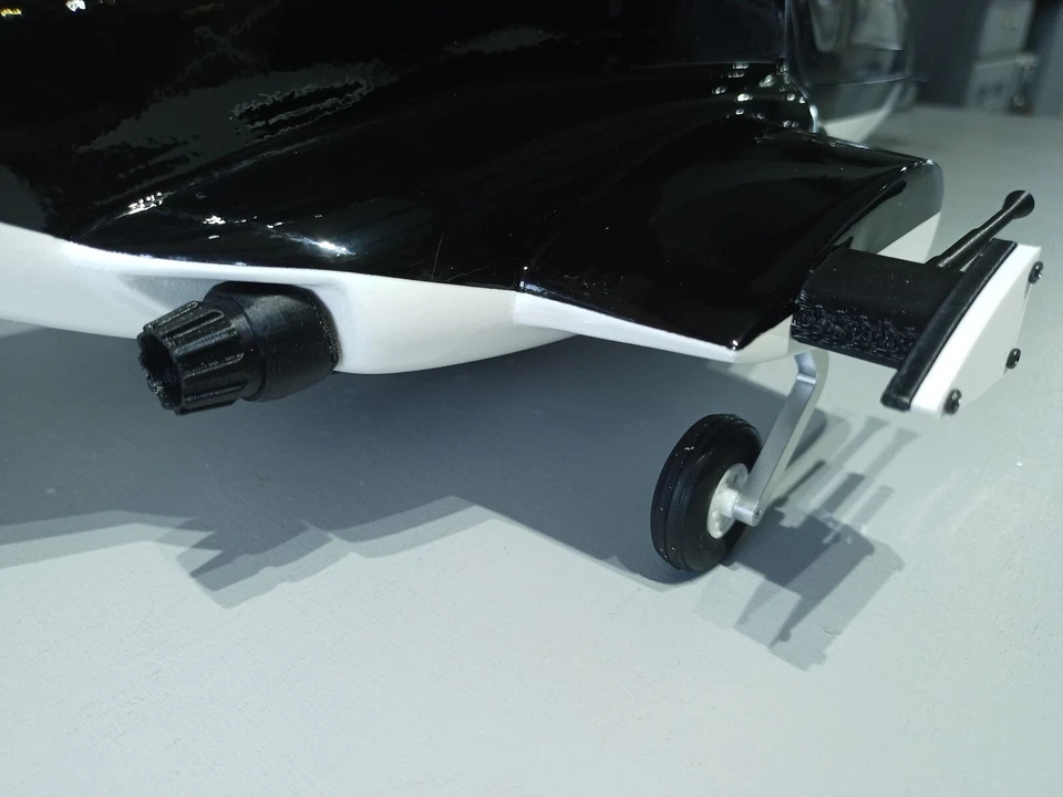 Flywing Airwolf Bell 222 Exhaust Covers FW450L V2 V2.5 V3 Helicopter - Image 2 of 2