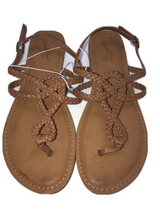 Universal Thread Jana Braided Thong Ankle Black Strap Sandal - Size 8 Brand New! | eBay