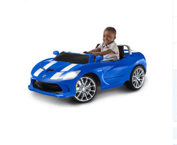 kid trax dodge viper srt 12v ride on