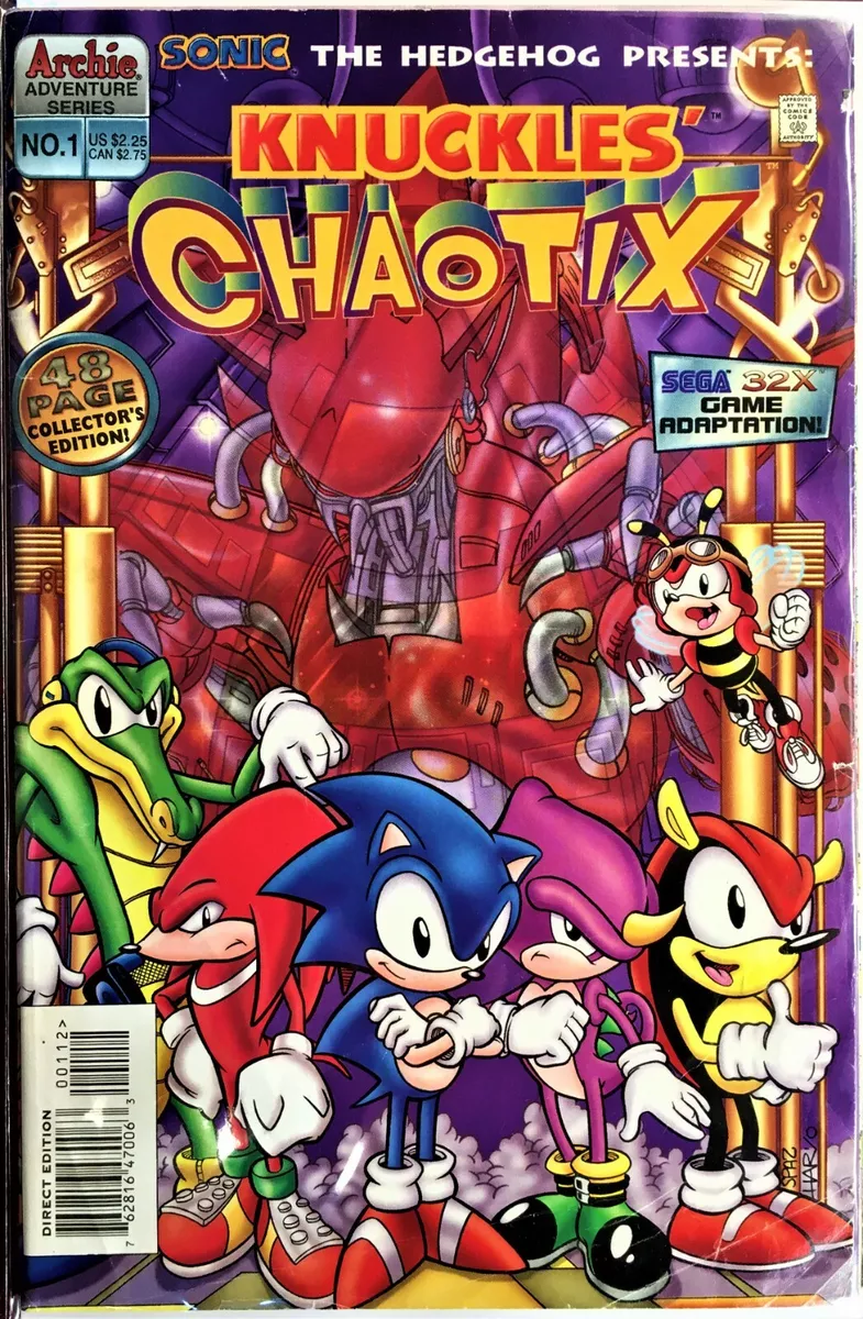 SONIC The HEDGEHOG SPECIAL 1996 #1 Comic Book CHAOTIX Bagged