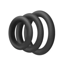 3 PCs Cockrings Set Silicone Penis Ball Ring Longer Enhancement Erection for Men