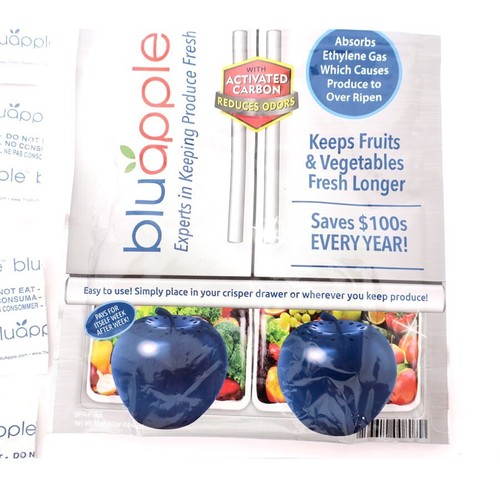 Bluapple Produce Saver 2-Pack, Keeps Fruits & Vegetables Fresh Longer (2 Bags) - Bild 6 von 10
